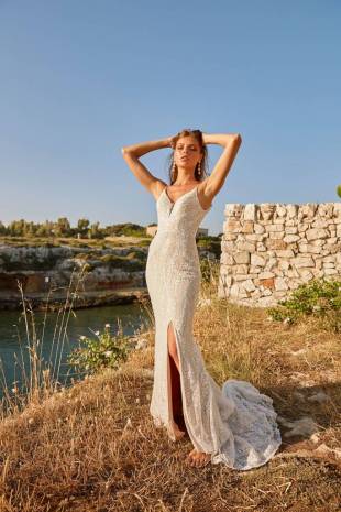 MICAH-ML10179-FITTED-GOWN-WITH-SHOE-STRING-STRAPS-FLORAL-LACE-AND-SPLIT-WEDDING-DRESS-MADI-LANE-BRIDAL6